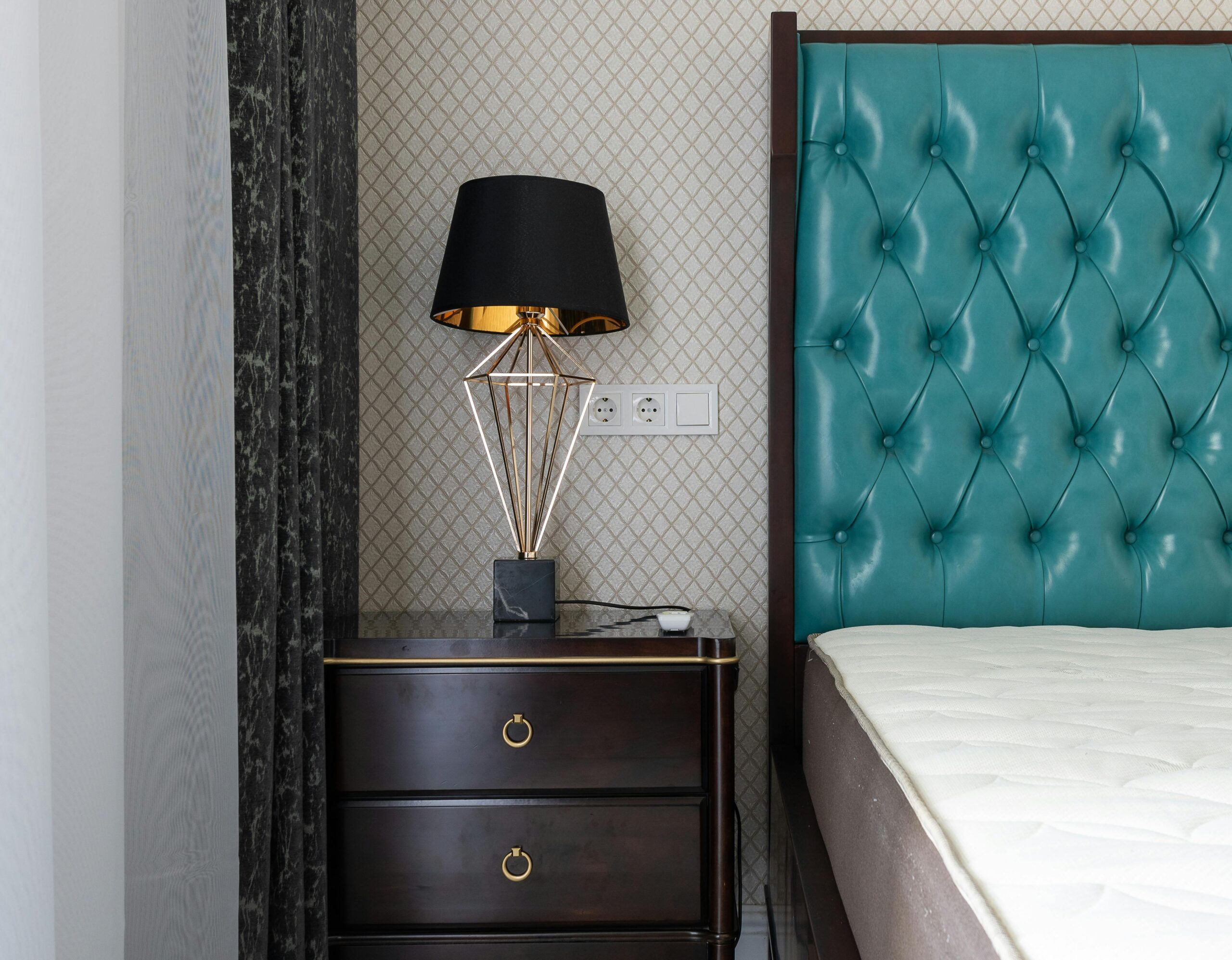 moody bedside lamp for low-light cozy evenings